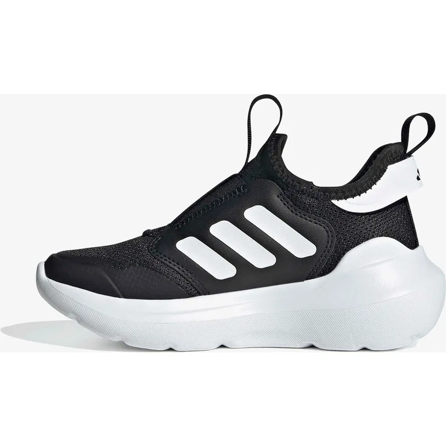 Детские спортивные кроссовки без шнуровки Tensaur Comfort adidas, Черно-белый — фото 4