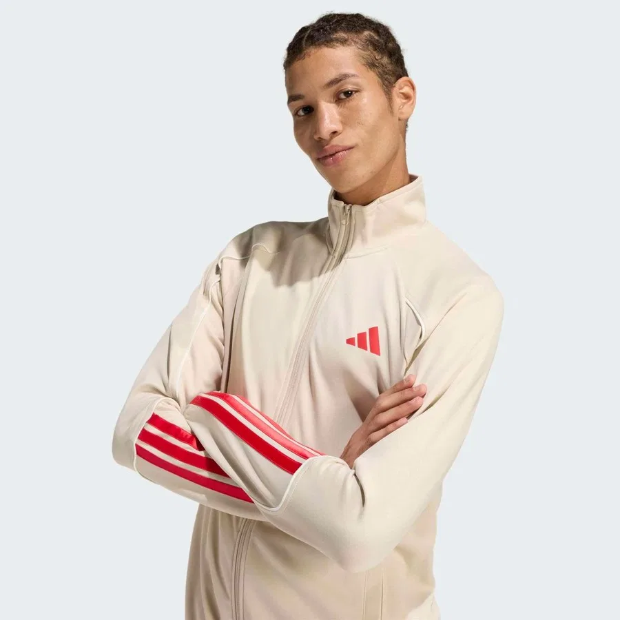 Спортивный костюм с длинным рукавом Stadium adidas, Кремовый — фото 4