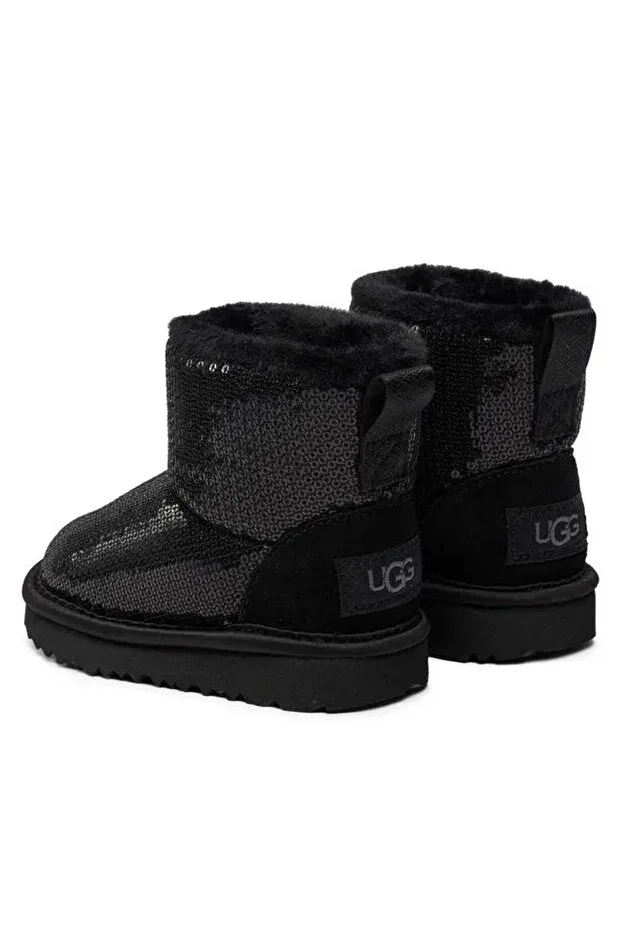 Детские ботинки для девочек с коротким каблуком Ugg, Black — фото 3