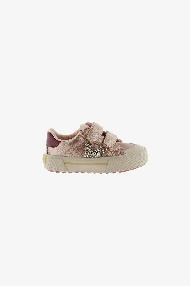 Детские туфли для девочек без каблука Panço, Beige