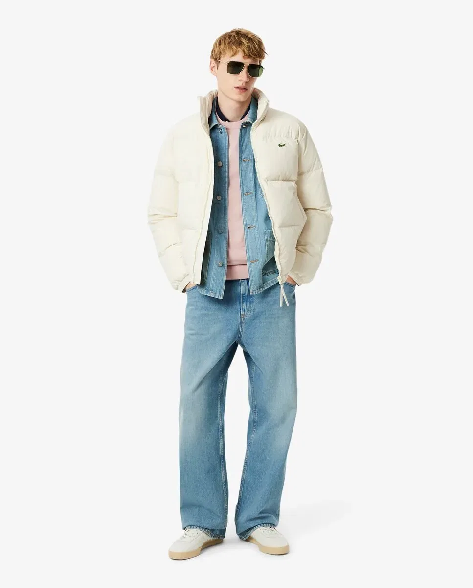 Мужской джемпер из хлопка с круглым вырезом Lacoste, Rosa Claro — фото 4