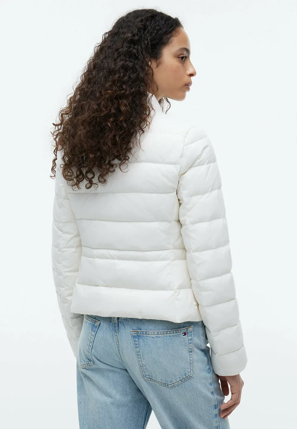 Пуховая куртка Tommy Hilfiger, Ivory Silk — фото 3