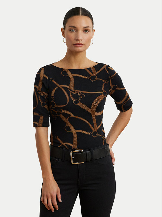 

Облегающая блузка 200971107001 Lauren Ralph Lauren, черный