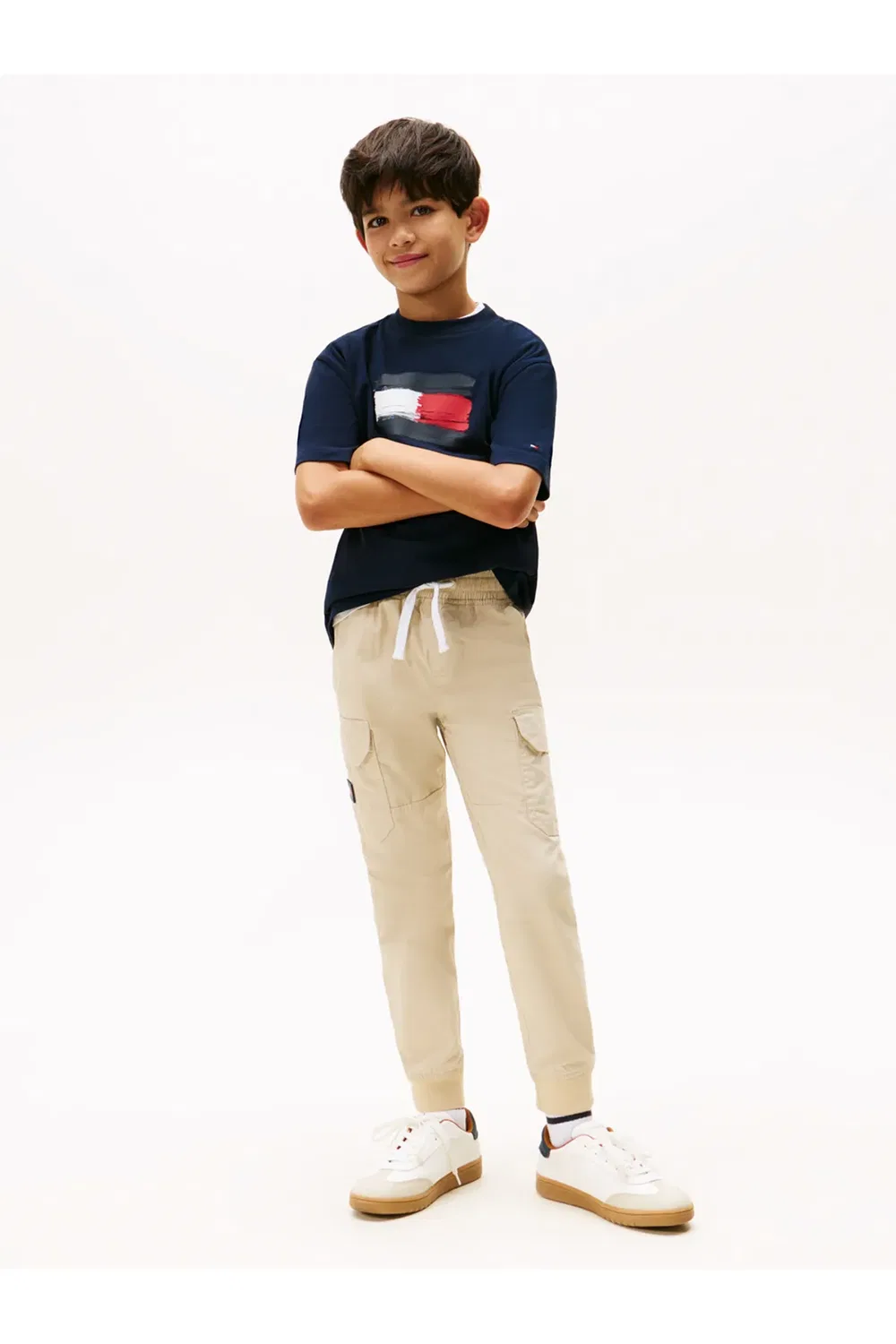 Футболка с принтом Flag Archive Tee Tommy Hilfiger, Blue — фото 3