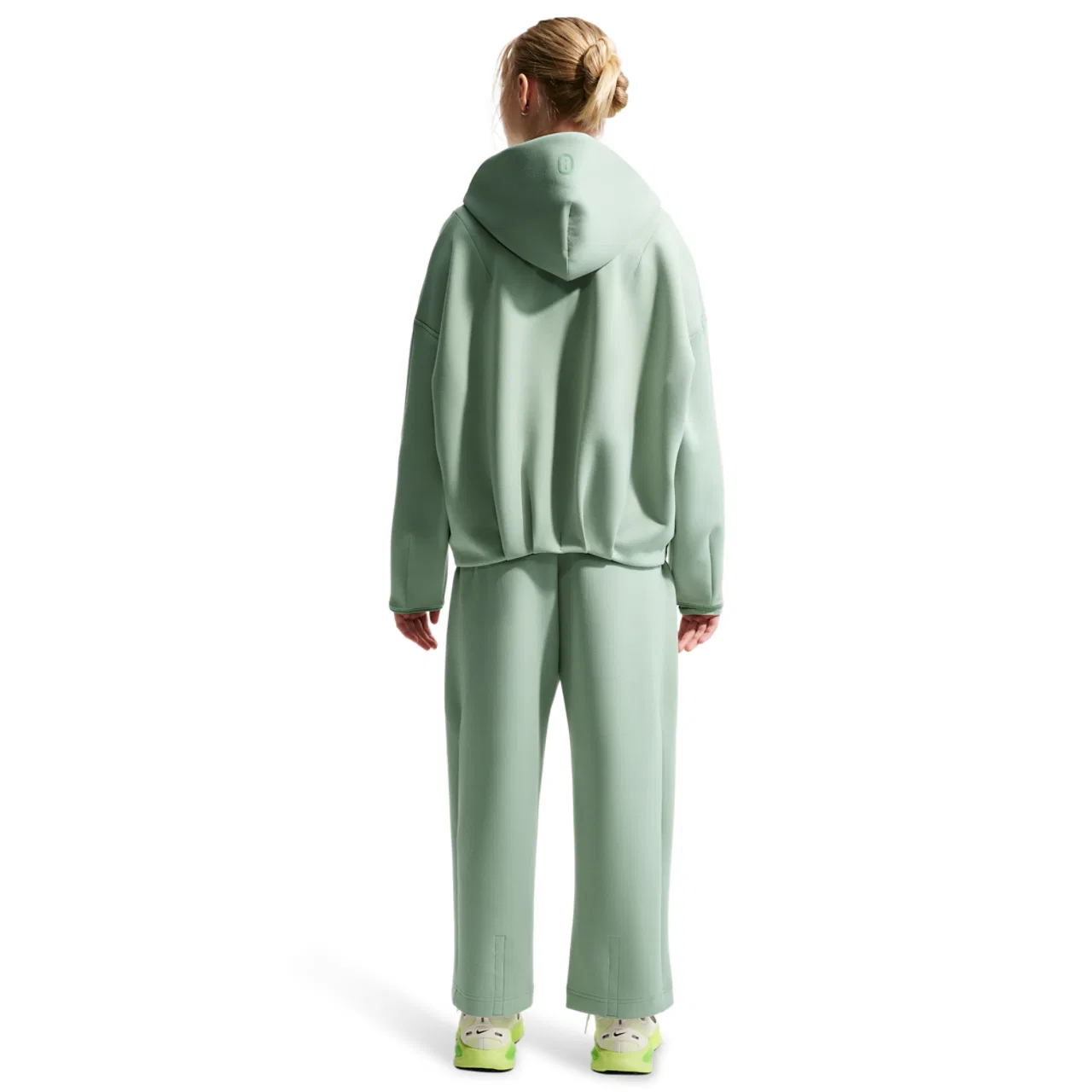 Толстовка для девочек Mavn TechFit Knit FZ Nike, цвет Steam/Steam — фото 4