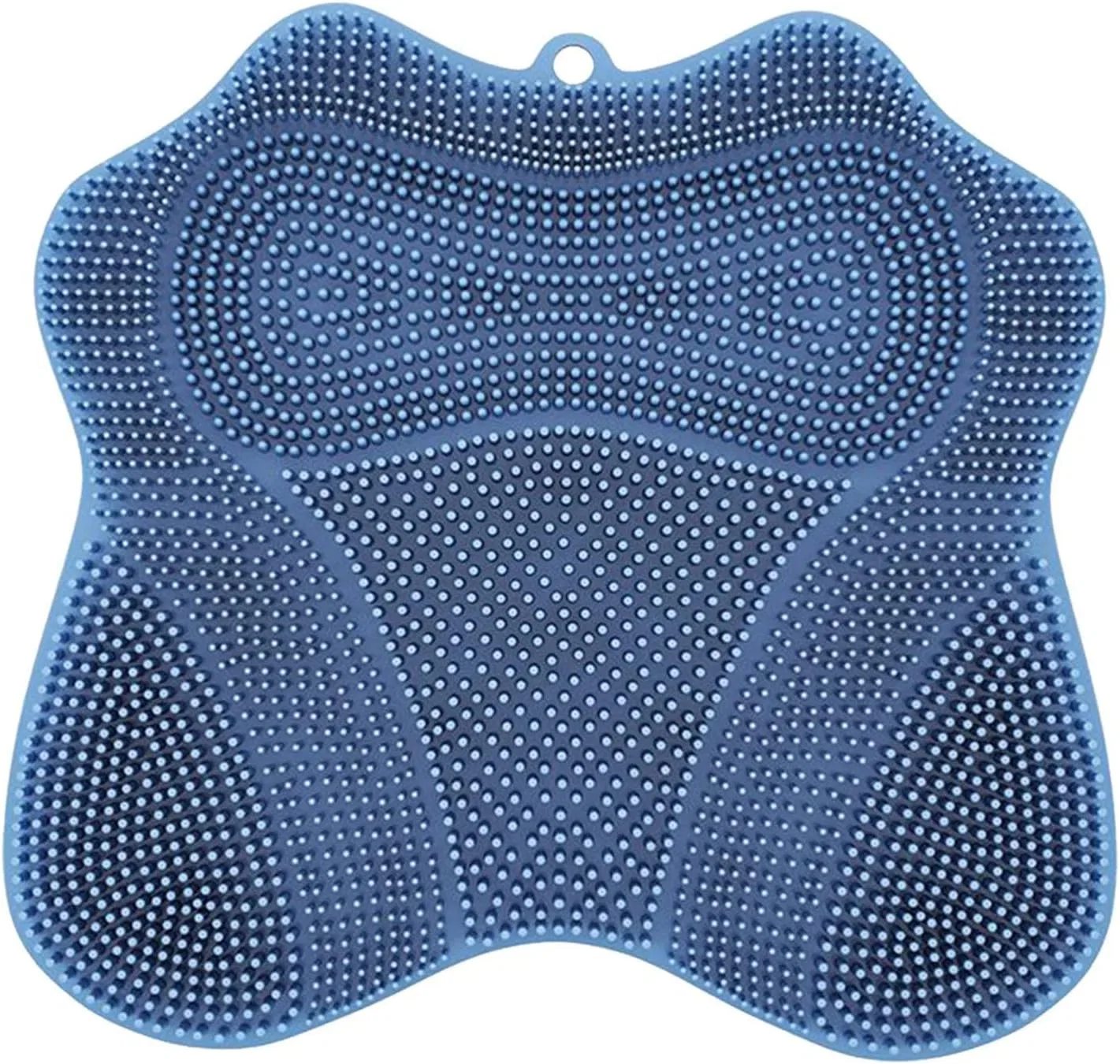 Скребок для ног из силикона, 30x28 см, Generic, Синий