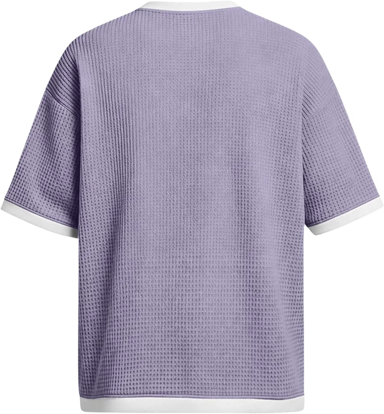 Мужская тренировочная футболка с вафельной текстурой, Purple — фото 4