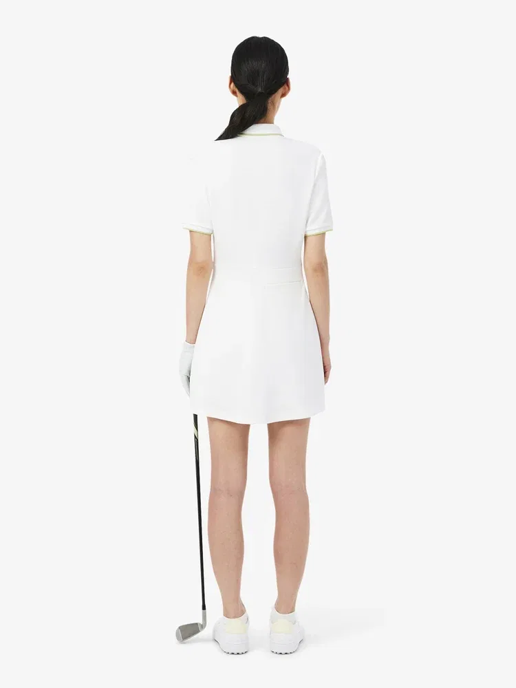 Платье поло LACOSTE White — фото 3