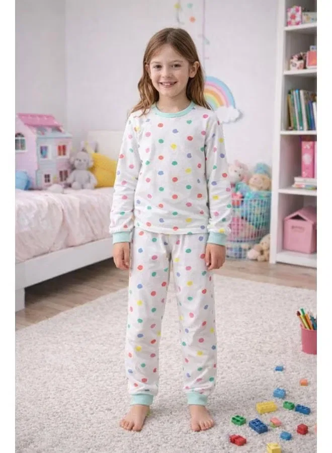 Комплект пижамы с принтом палитра цветов Zuzunga, белый