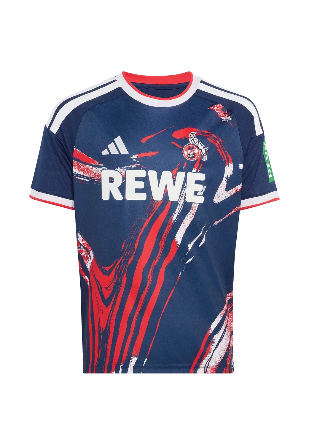 3-Я футболка ФК Кельн - футбольная майка Adidas Performance, Navy Blue