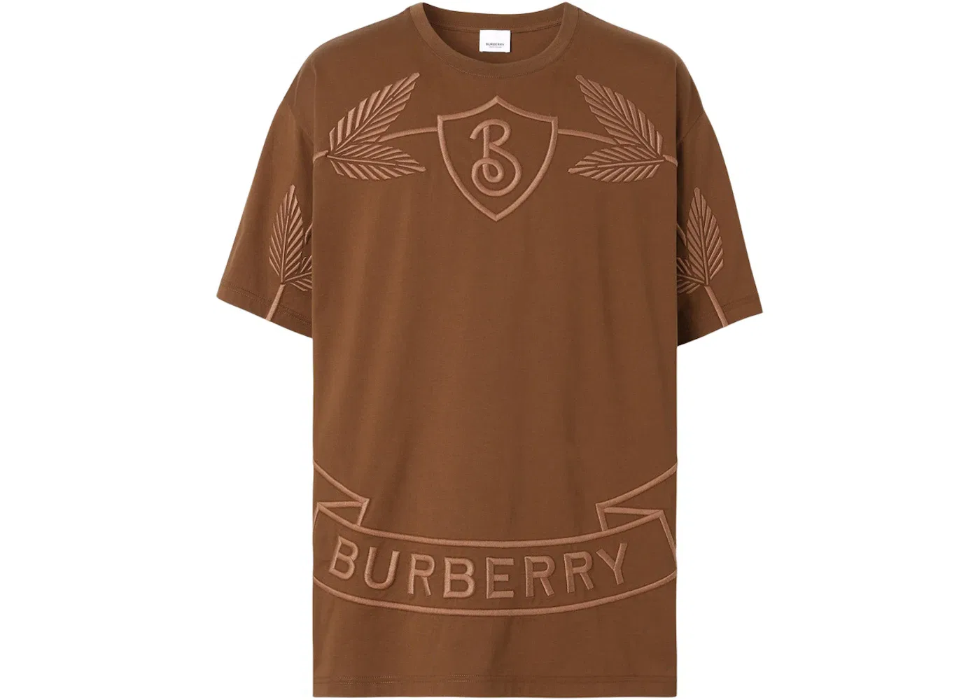 Мужская футболка с принтом Burberry Tee, Dark Birch Brown