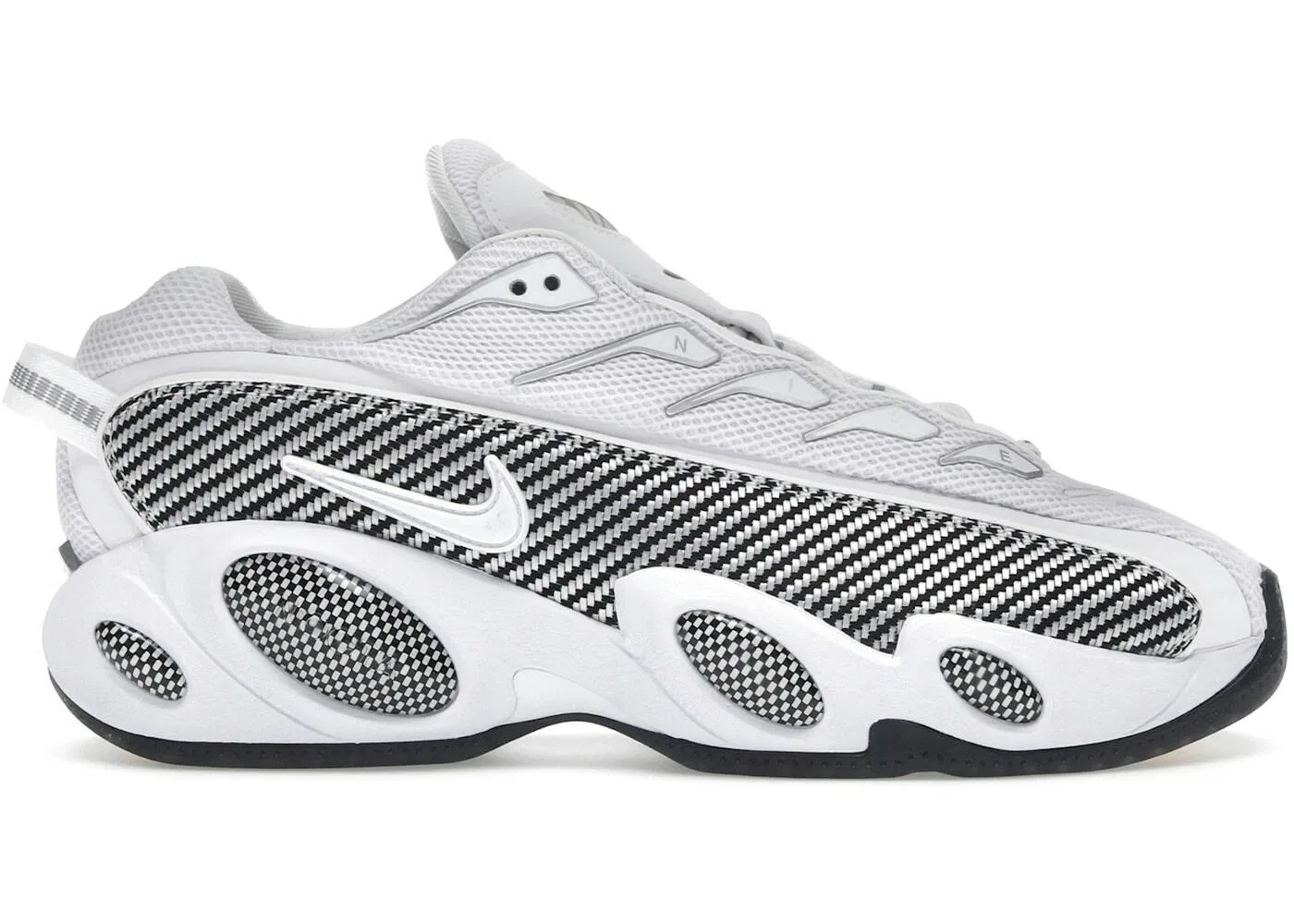 Детские легкие кроссовки NOCTA Glide Drake Nike, Weiß Schwarz Gold — фото 2