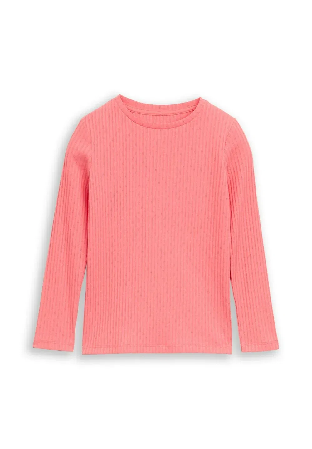 Футболка langarmshirt mit rippstruktur - топ с длинными рукавами Tom Tailor, Pink Dream