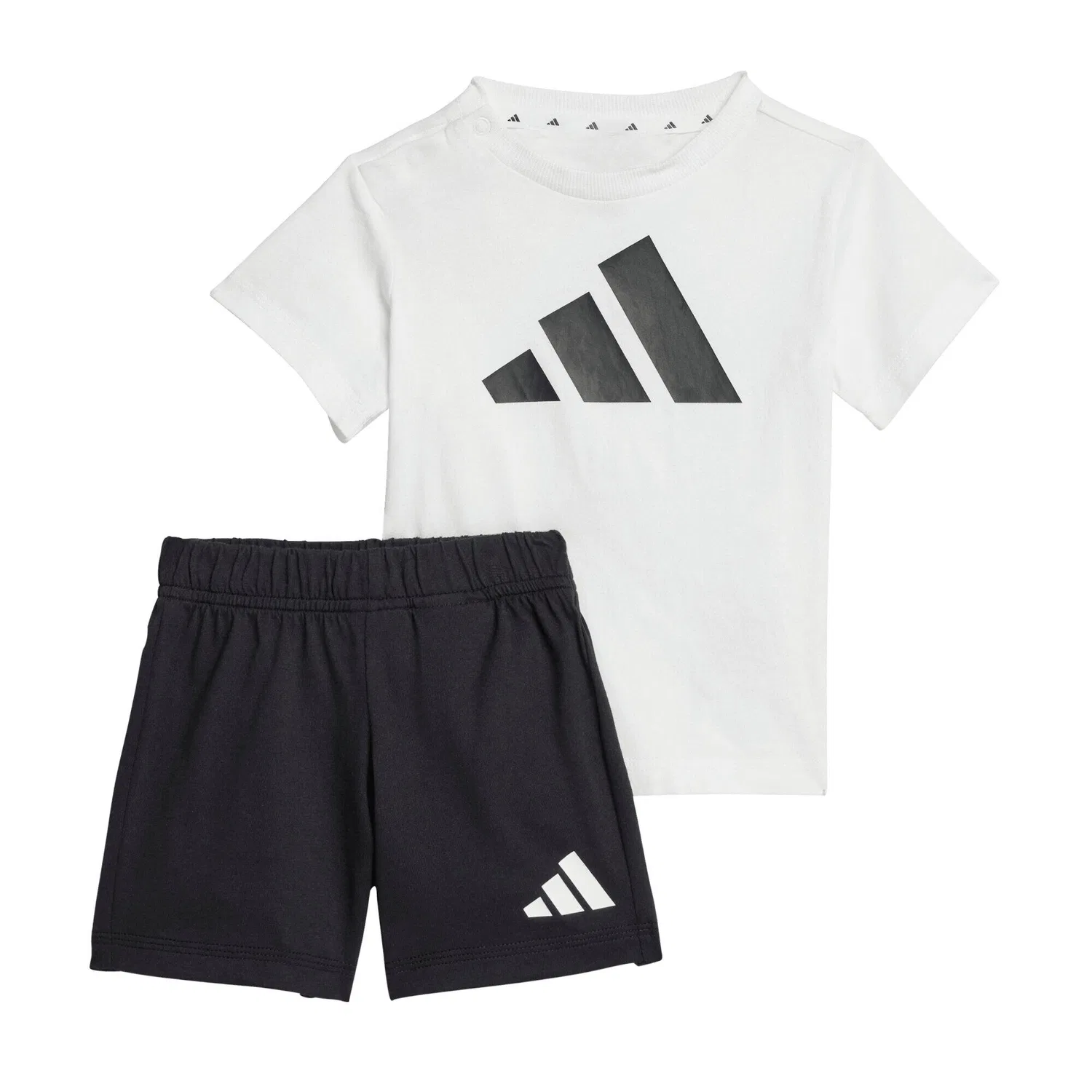 Детский комплект из хлопка adidas Baby Set I BL T-SET 160, Weiss