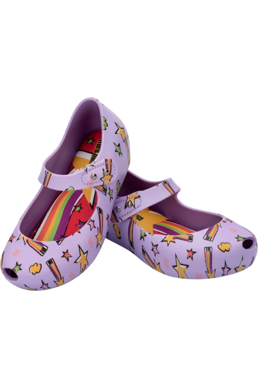Детские туфли Мэри Джейн на липучке Ultragirl Colors Mini Melissa, Lilac — фото 4