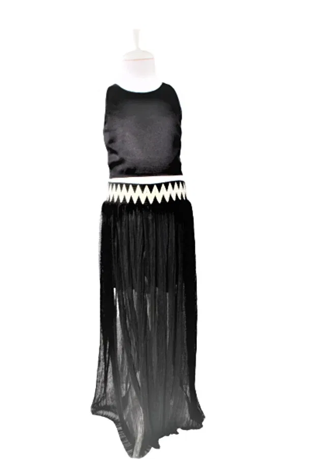 Детское платье для девочек без рукавов Gladiator Evening Dress Chic Bebe, Black