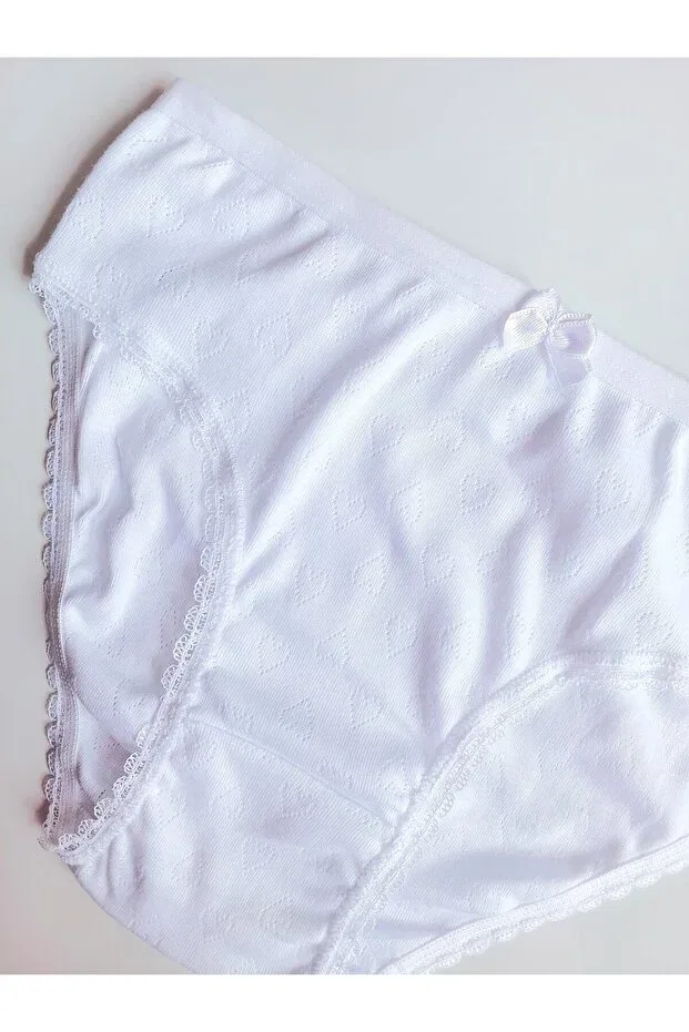 Детское нижнее белье для девочек хлопковое набор 3 шт Çebikids, White — фото 4