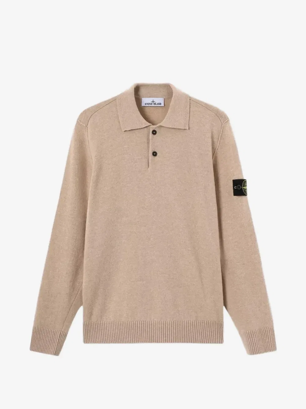 Шерстяной джемпер Stone Island, бежевый