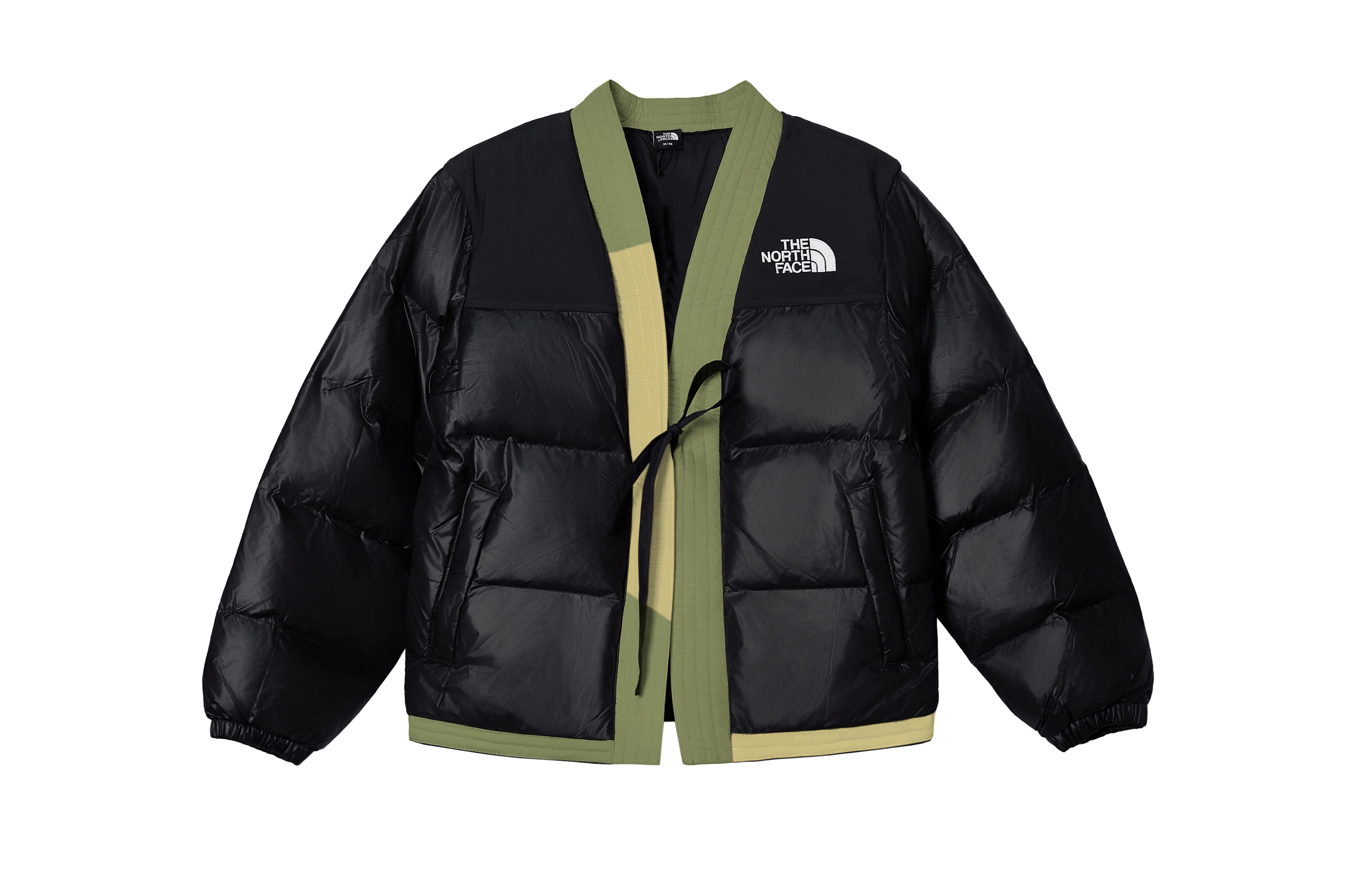 

Куртки Nuptse пальто мужские THE NORTH FACE, черный/желтый/зеленый