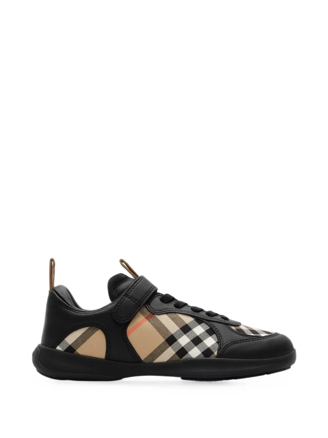 Низкие кроссовки House Check Burberry Kids, черный