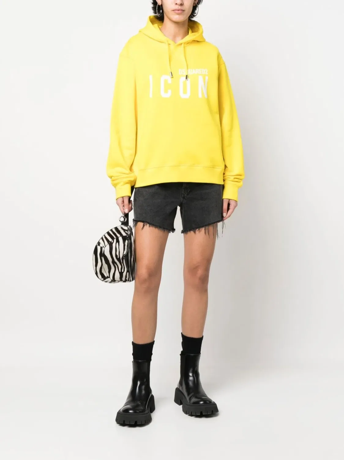 Худи Icon Cool DSQUARED2, желтый — фото 3