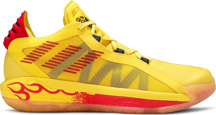 

Кроссовки Adidas Dame 6 GCA 'Hot Rod', желтый