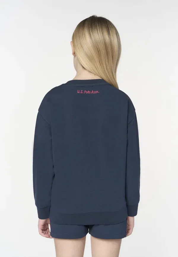 Свитшот хлопковый Sweatshirt U.S. Polo Assn., blu, синий — фото 2