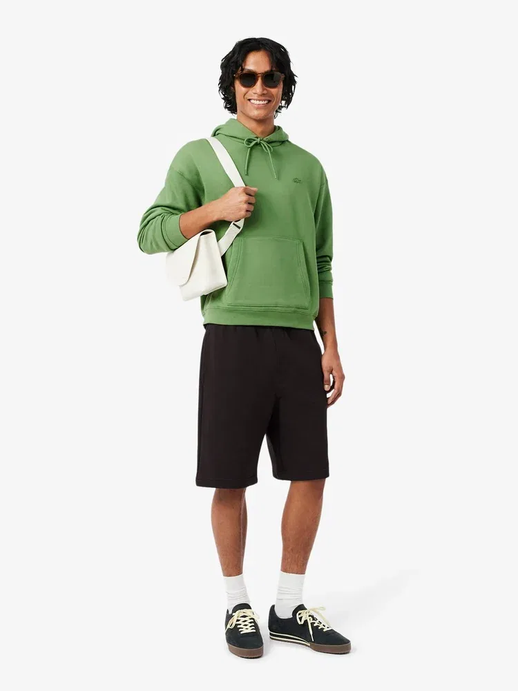 Худи свободного кроя Croc Signature LACOSTE, Green — фото 4