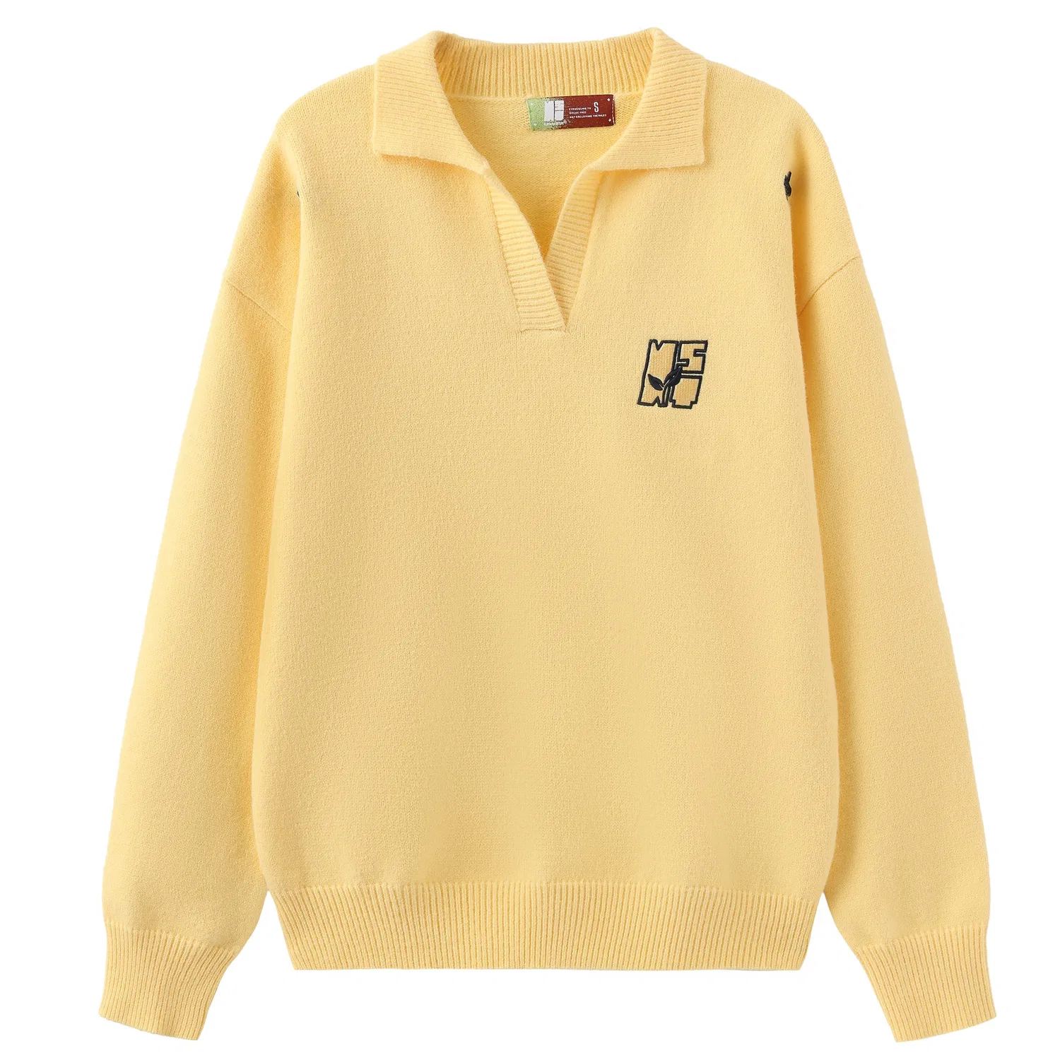 Детский свитер с отложным воротником Yellow Cream, NSTNEW START