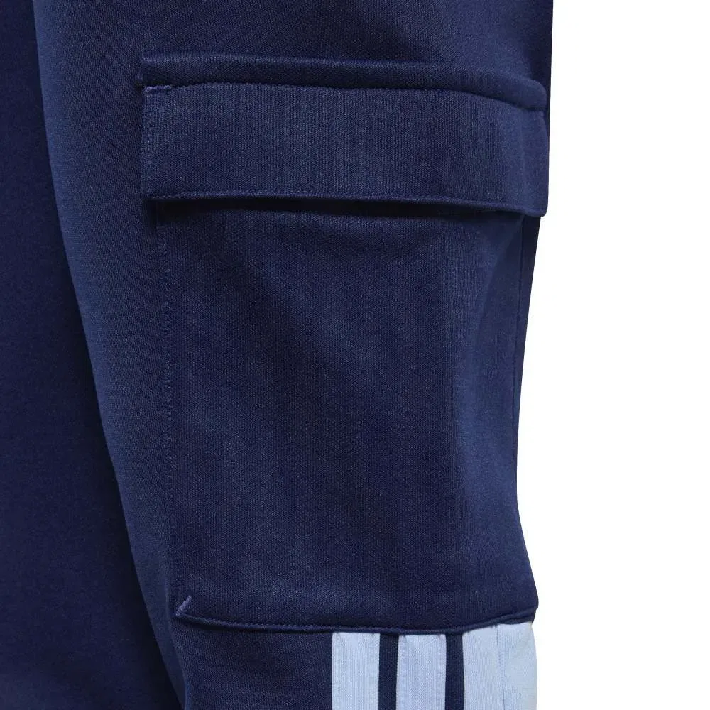 Детские спортивные штаны для девочек с утяжкой House Of Tiro Track Adidas, Blue — фото 4