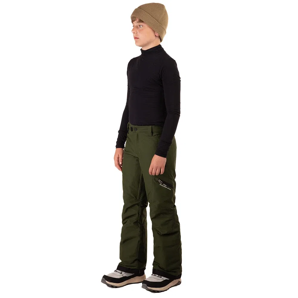Штаны горнолыжные утепленные Bolt cargo Boulder Gear, Green Seaweed — фото 3