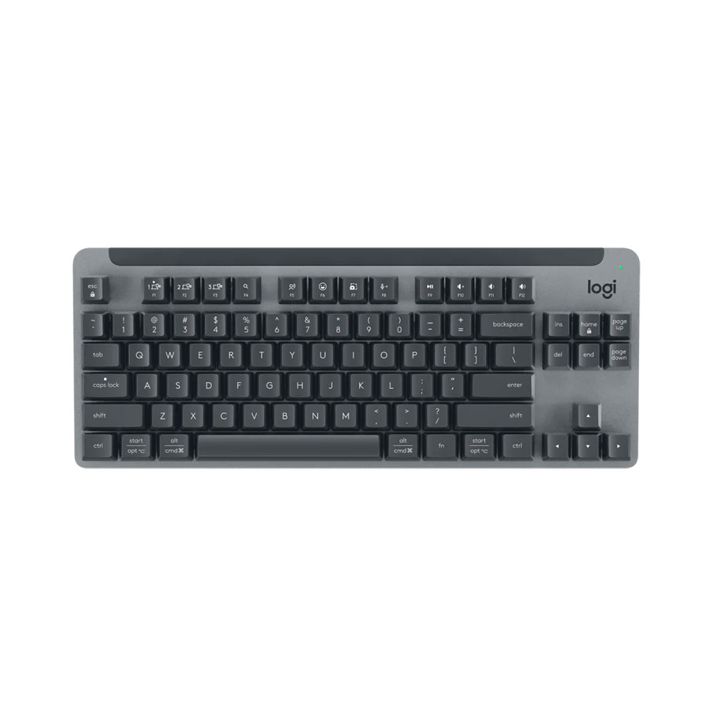 

Игровая клавиатура Logitech Signature K855 TKL, TTC red, беспроводная, серый