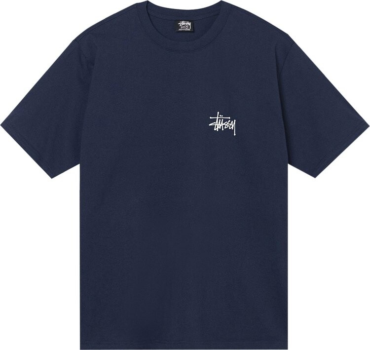 

Футболка Stussy Basic Tee 'Navy', синий