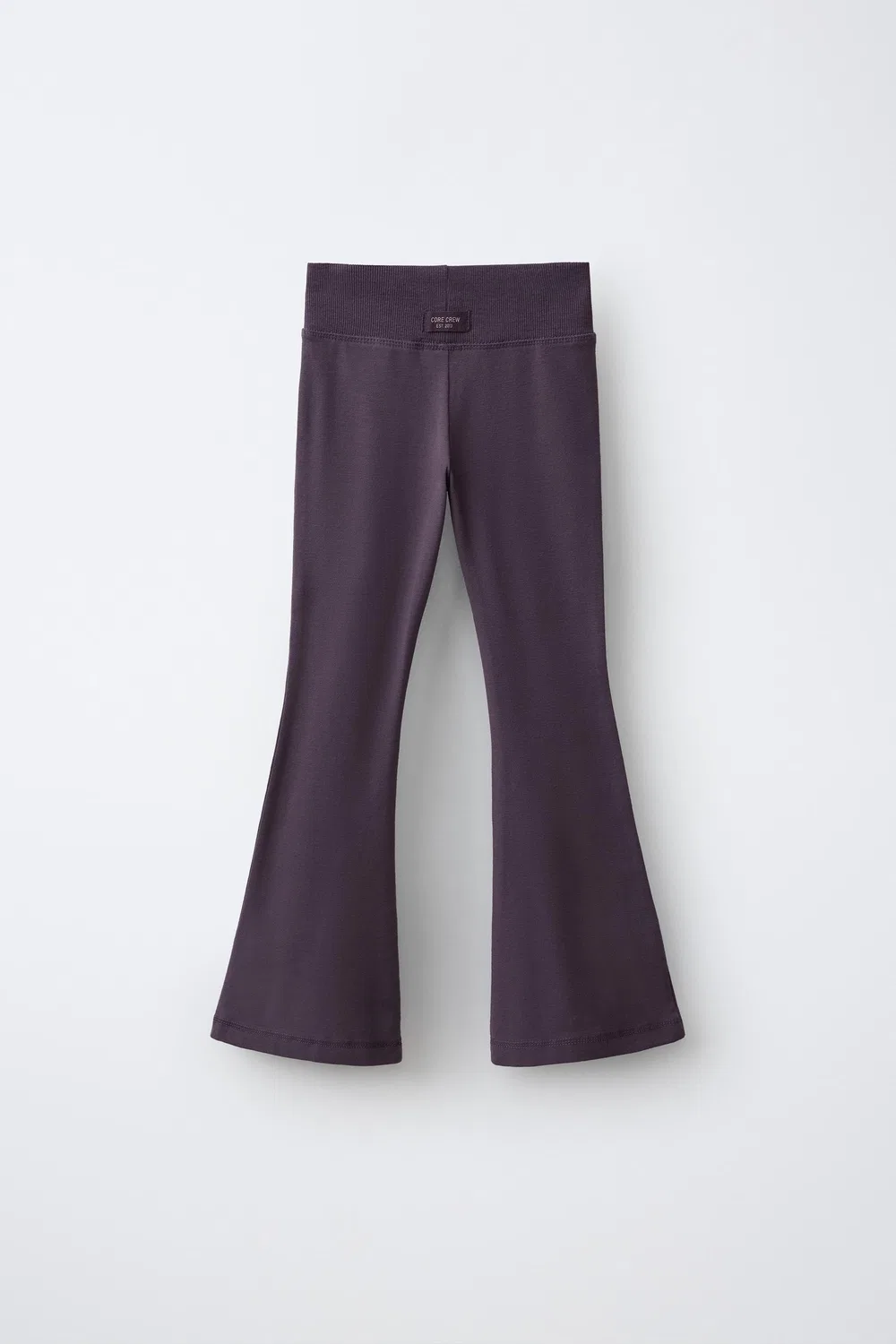 Однотонные расклешенные леггинсы ZARA, Mauve — фото 2