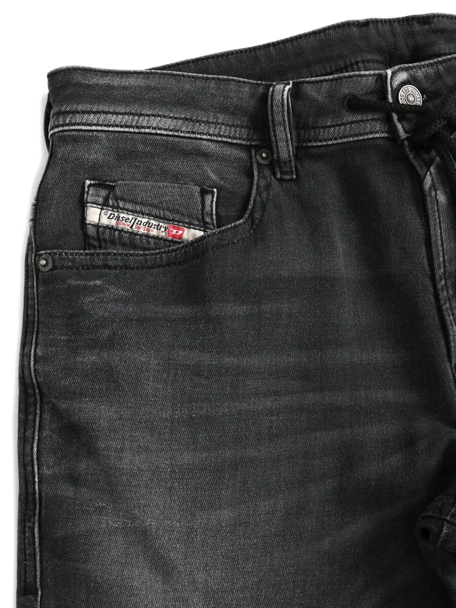Джинсы узкого кроя DIESEL 'THOMMER JOGGJEANS Superstretch & Supersoft' антрацитового цвета — фото 4