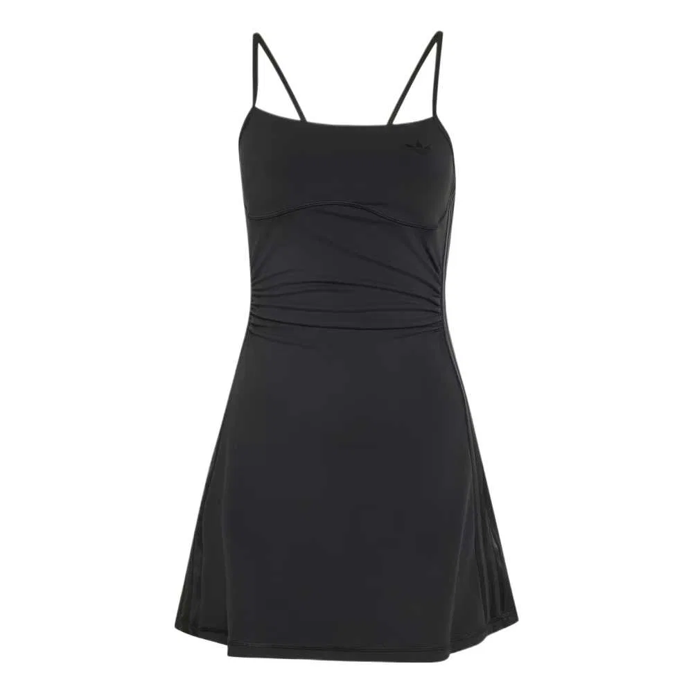 Женское платье-комбинация с короткой юбкой Black Adidas Originals