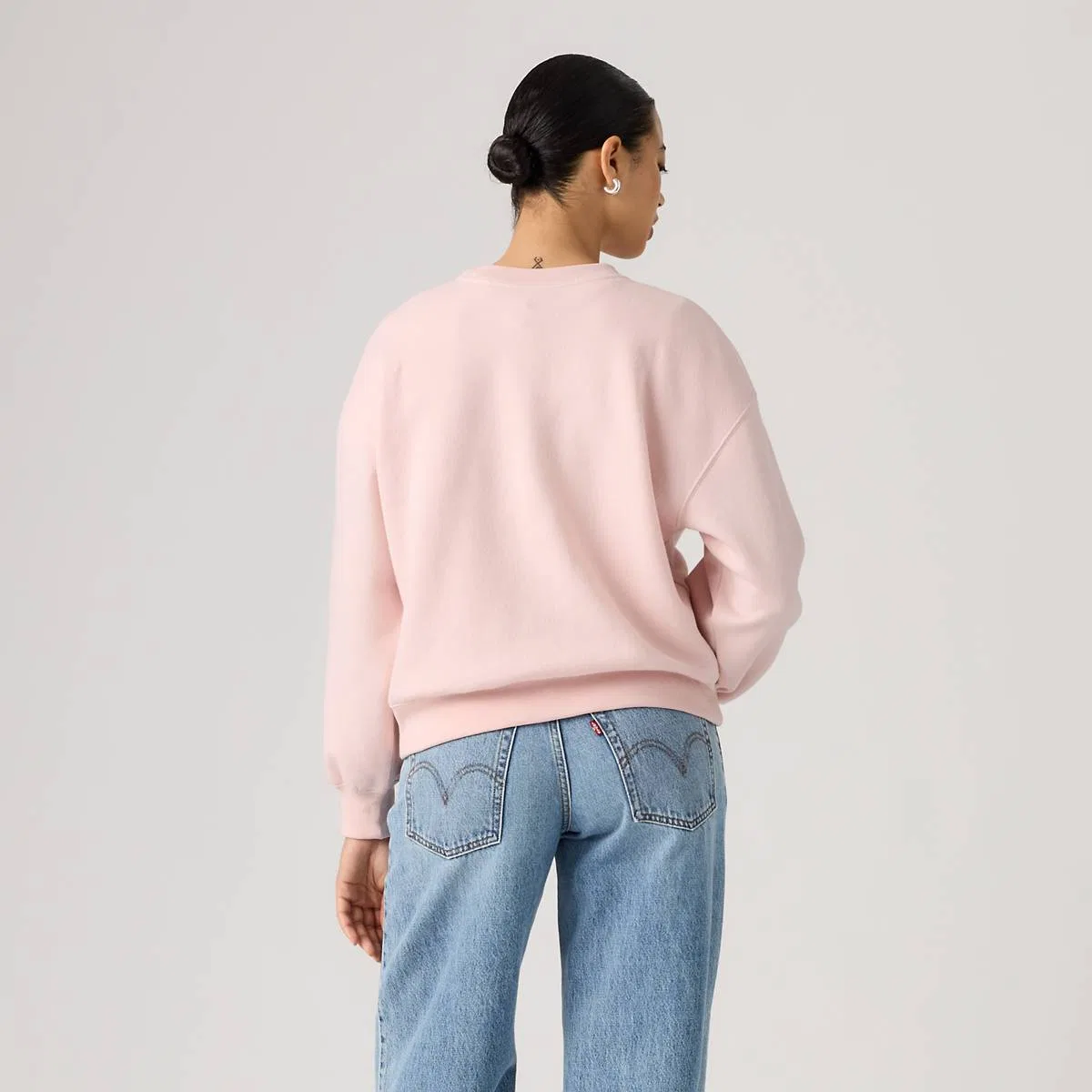 Повседневная толстовка с круглым вырезом Levi's, Crystal Pink - Pink — фото 4