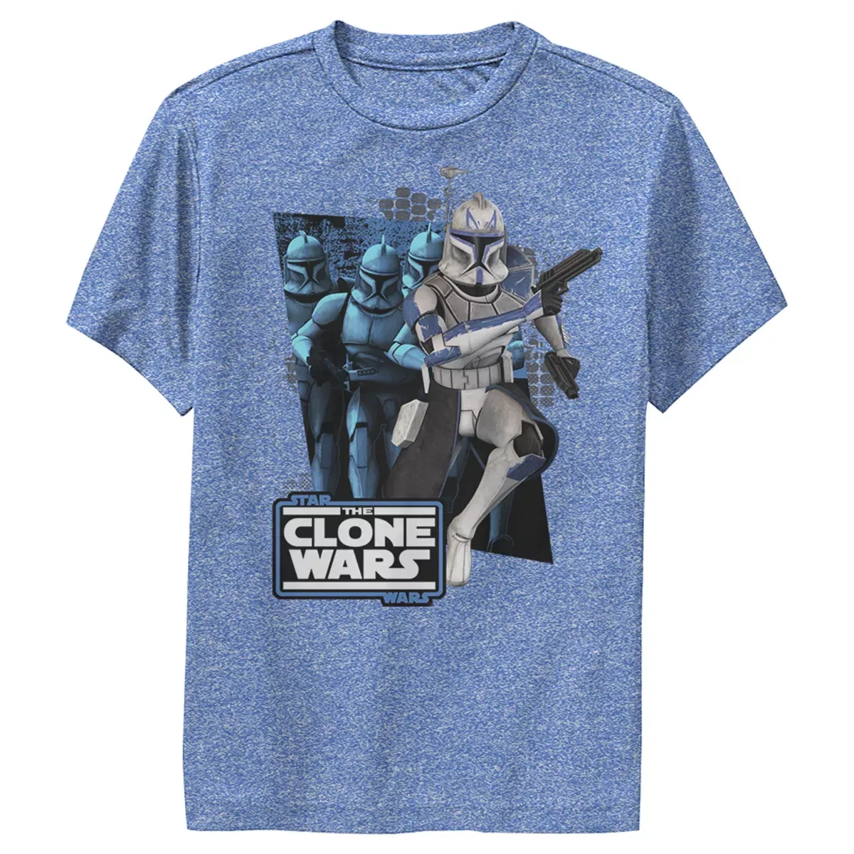 Детская футболка с принтом Captain Rex Mashup Star Wars, Royal Blue Heather