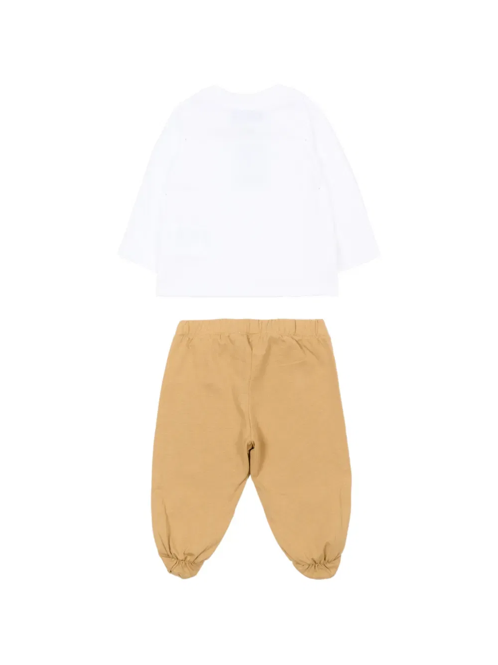 Детский комплект одежды с логотипом Teddy-graphic Moschino Kids, нейтральный — фото 2