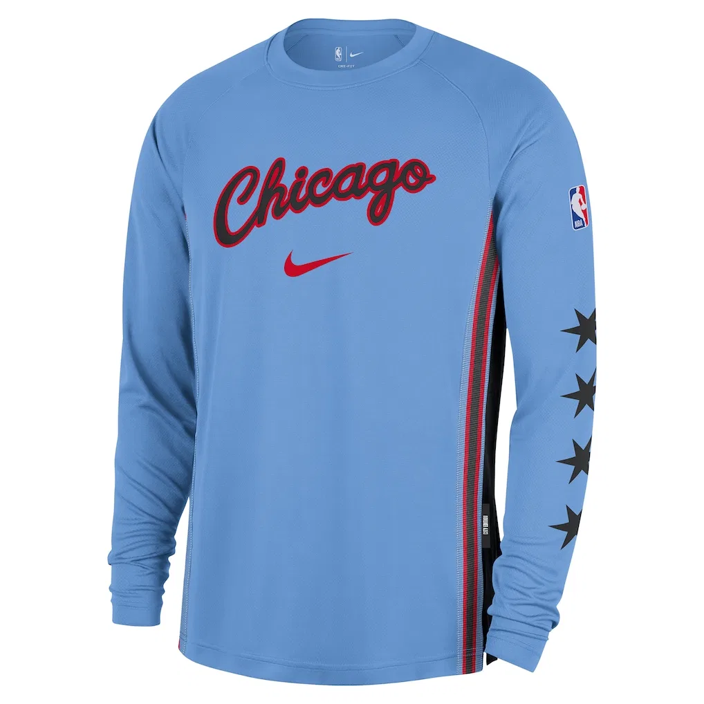Футболка Chicago Bulls с круглым вырезом, Nike, Blue