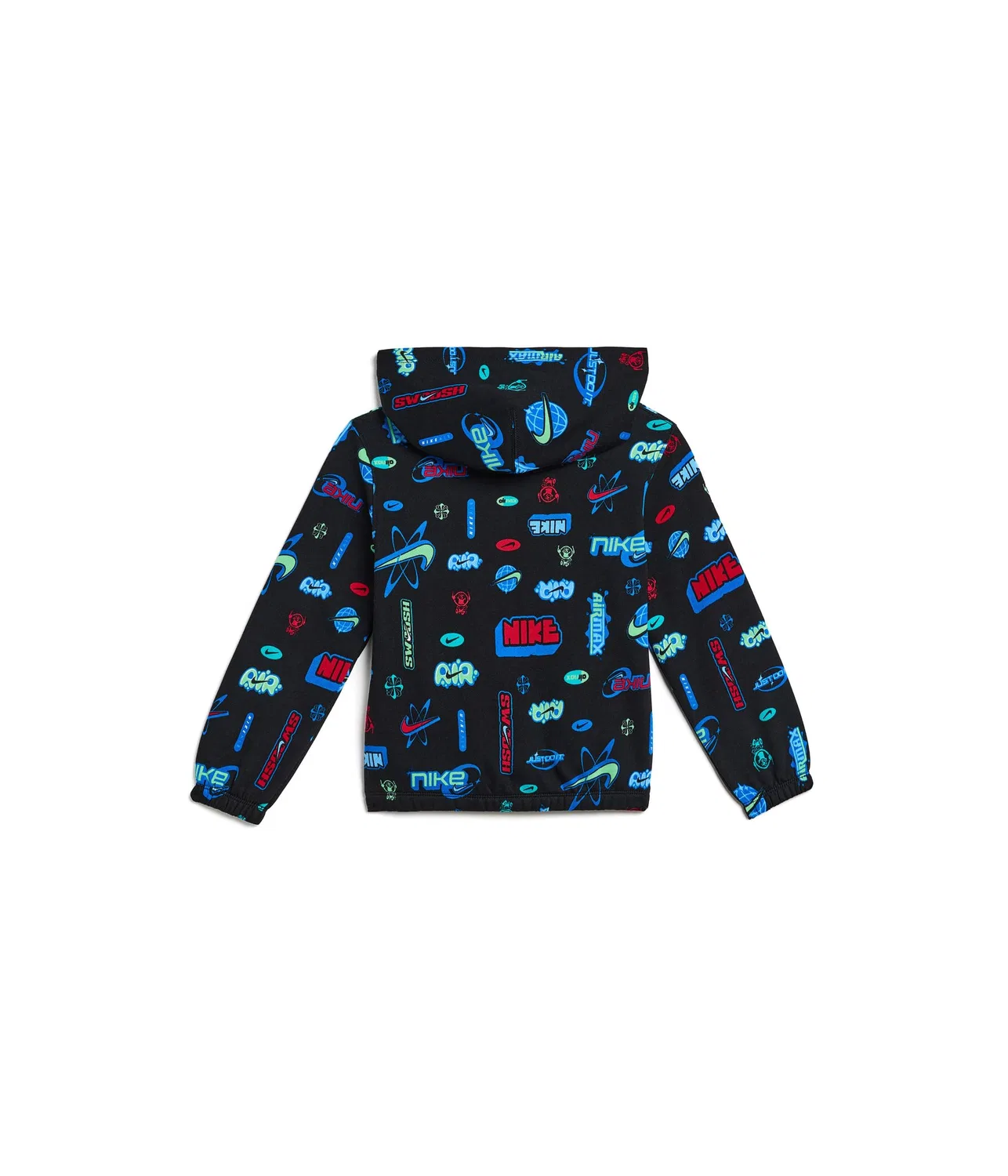 Комплект Aop из флисовой толстовки и спортивных брюк (для малышей) Nike Kids, Black — фото 2