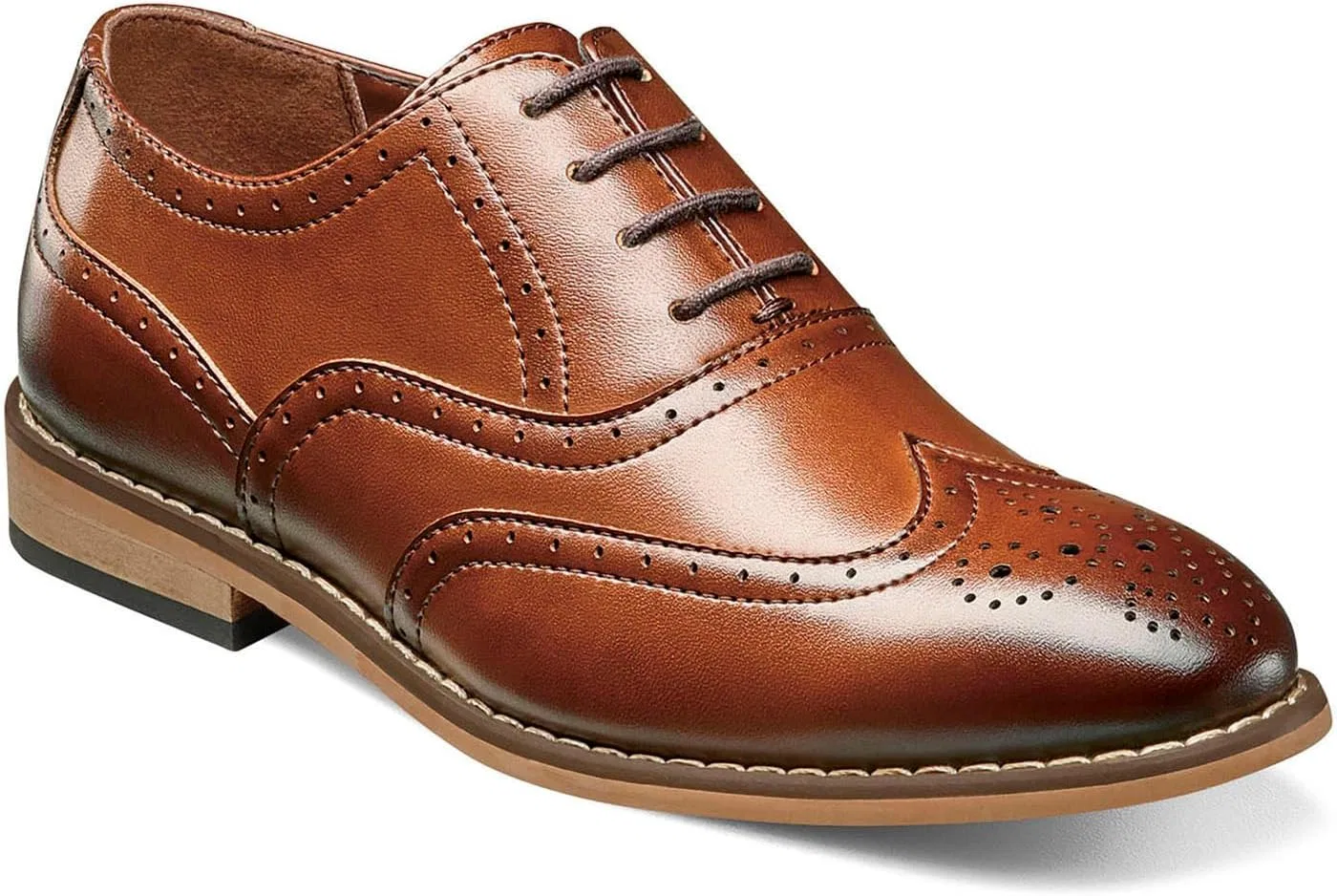 Детские туфли оксфорды Dunbar Oxford Stacy Adams, Cognac — фото 2