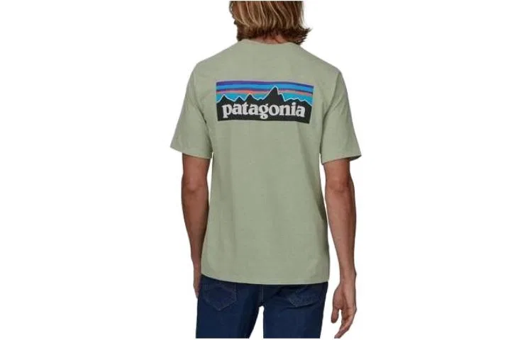 Мужская футболка хлопковая Patagonia Responsibili Tee, Sage Green/SLVG