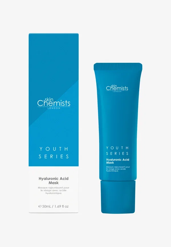 Маска для лица увлажняющая Hyaluronic acid mask Skin Chemists, White, 50 мл — фото 2