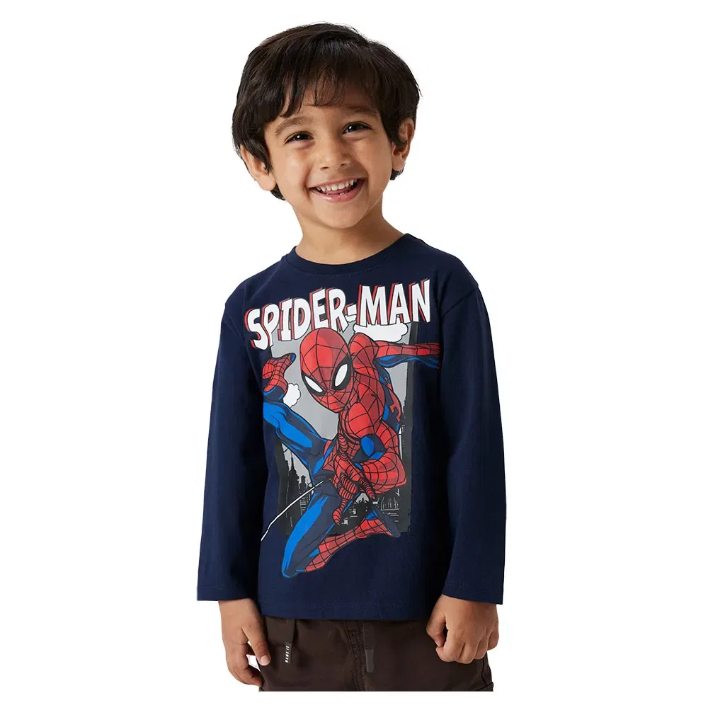 Футболка с длинным рукавом Juice Spiderman Name It, синий