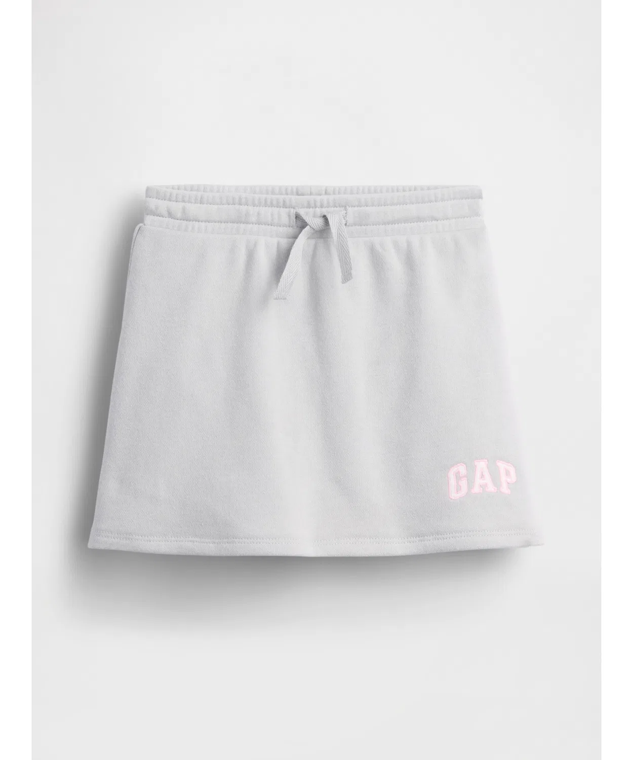 Детская юбка-шорты с принтом GAP Логотип, без рукавов, хлопковая GAP, Light Grey