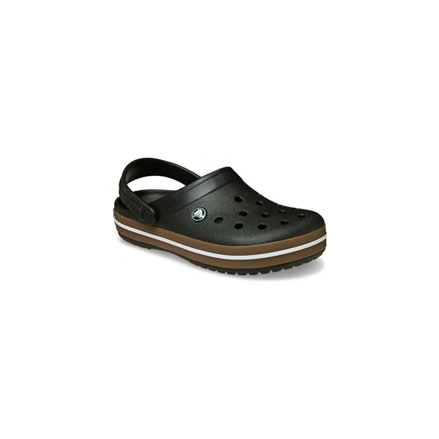 Детские спортивные сандалии-клоги Crocband Gum Clog Crocs, Черный — фото 2