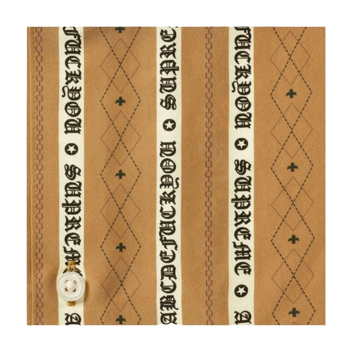 Мужская рубашка с длинным рукавом Old English Stripe Silk Supreme, желтый — фото 2