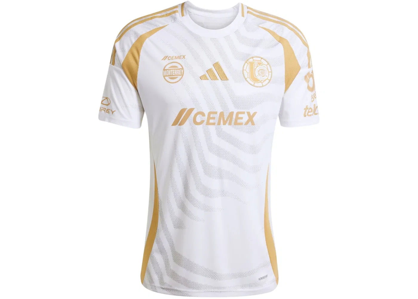 Мужская футбольная футболка Adidas Tigres Uanl 24/25 Third Jersey, White Grey Two