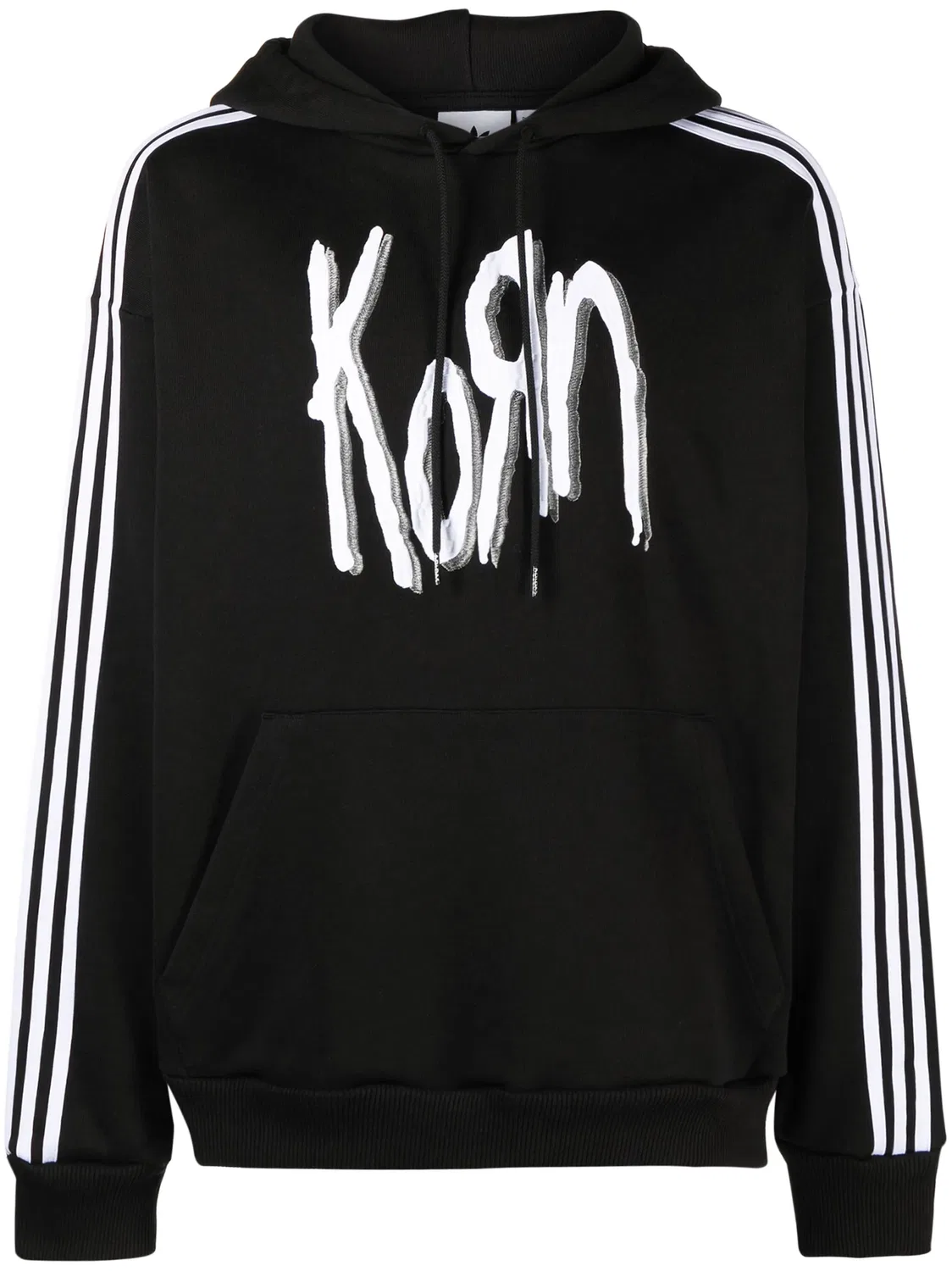 Худи с вышивкой из коллаборации с Korn Adidas, черный